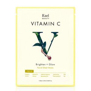 $2 When Bundled - Rael Beauty Brightening Vitamin C Facial Sheet Mask